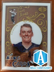 2021 Illusions Mac Jones King of Cards RC Rookie #KC-15 Patriots